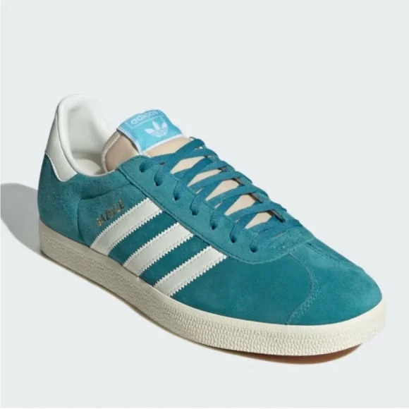 adidas gazelle silver green womens adidas Gazelle Indoor Shoes Blue 7 main image 0